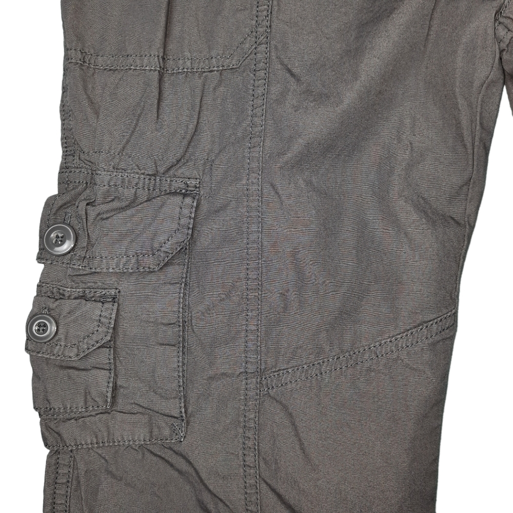 Marvin Richards Gray Khaki Crop Cargo Pant SZ 6 - Picture 4 of 13